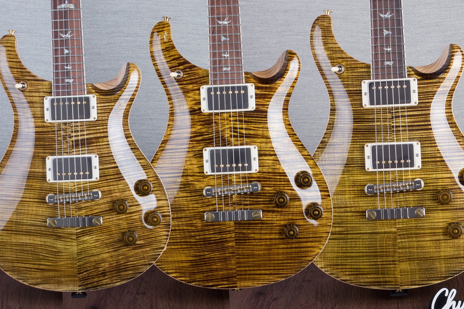 Just arrived - CHUCKSCLUSIVE PRS Wood Library Guitars!