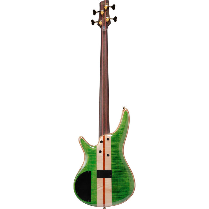 Ibanez 2022 SR4FMDX SR Premium Bass Guitar - Emerald Green Low Gloss - New