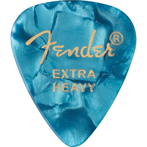 Fender Premium Celluloid 351 Shape 12-Pack Guitar Picks - Ocean Turquoise