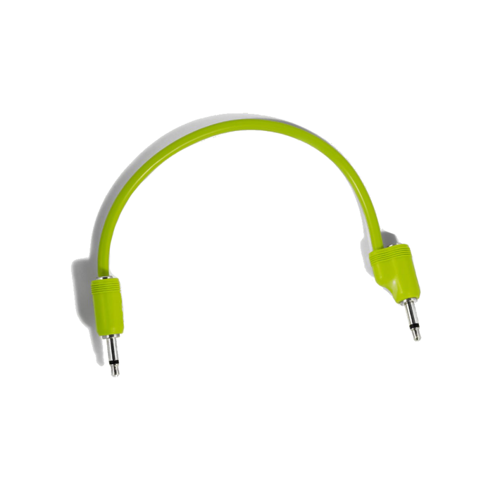 Tiptop Audio Stackcable 3.5mm Eurorack Patch Cable, Green - 20 cm