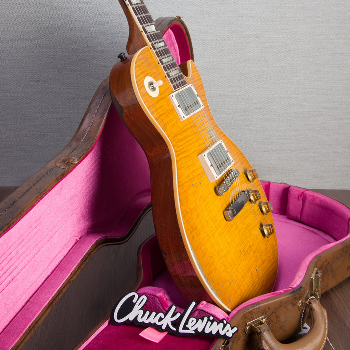 Gibson Kirk Hammett "Greeny" 1959 Les Paul Standard Signature Electric Guitar - Greeny Burst - #932547