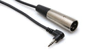 Hosa XVM-110M Microphone Cable - 3.5mm TRS To XLRM, 10 Feet