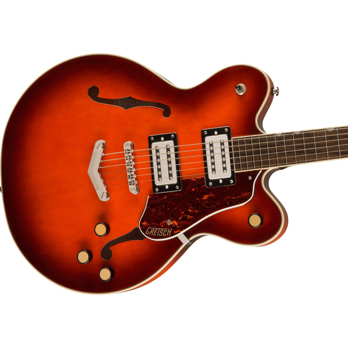 Gretsch G2322 Streamliner Double-Cut With V-Stoptail Semi-Hollow Electric Guitar - Fireburst