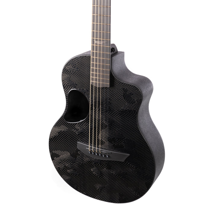 McPherson Touring Carbon Acoustic Guitar - Camo Top, Black Hardware - New