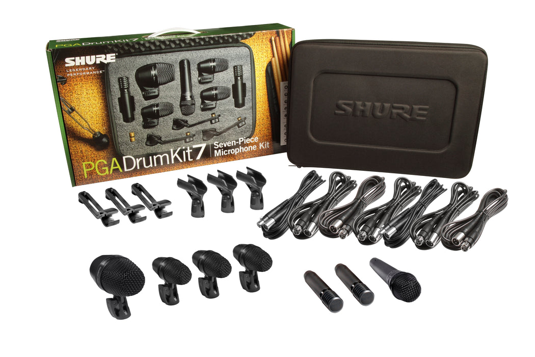 Shure PGADRUMKIT7 7-Piece Drum Microphone Kit