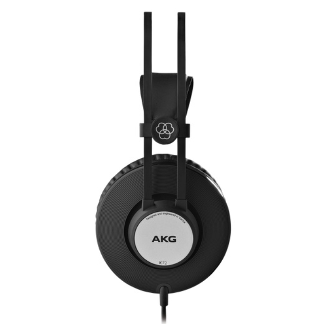 AKG K72 Closed Back Studio Headphones - Black / Silver