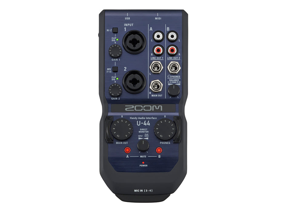 ZOOM U-44 Handy Audio Interface