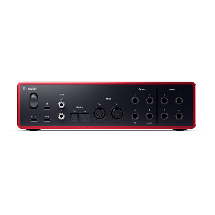 Focusrite Scarlett 16i16 4th Gen 16-In, 16-Out USB Audio Interface with Four 4th Gen Scarlett Mic Preamps