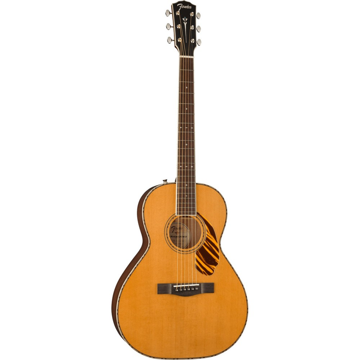 Fender Paramount PS-220E Parlor Acoustic Guitar - Natural - New