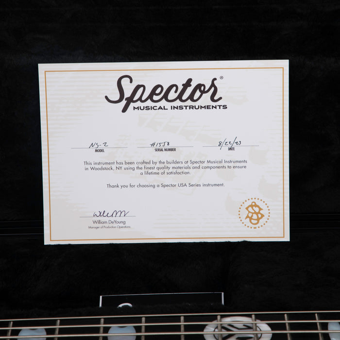 Spector USA Custom NS-2 NYC Graffiti Collection Limited Edition Bass Guitar - CHUCKSCLUSIVE - #1558