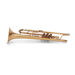 Adams A4LT Bb Trumpet - Satin Gold Lacquered