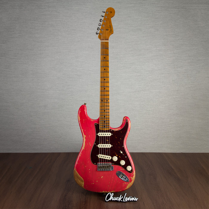 Fender Custom Shop 56 Stratocaster Heavy Relic Electric Guitar - Watermelon King - CHUCKSCLUSIVE - #R129697