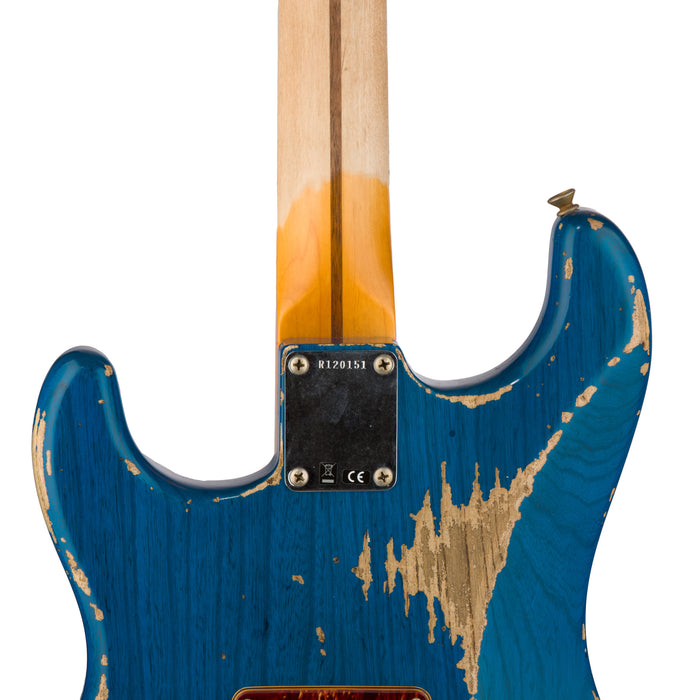 Fender Custom Shop 1956 Stratocaster Heavy Relic - Sapphire Blue Transparent - CHUCKSCLUSIVE - #R120151