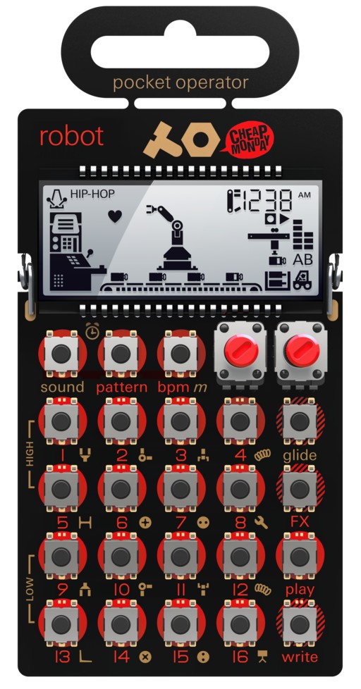 Teenage Engineering P0-28 Robot Pocket Operator Synthesizer and Sequencer