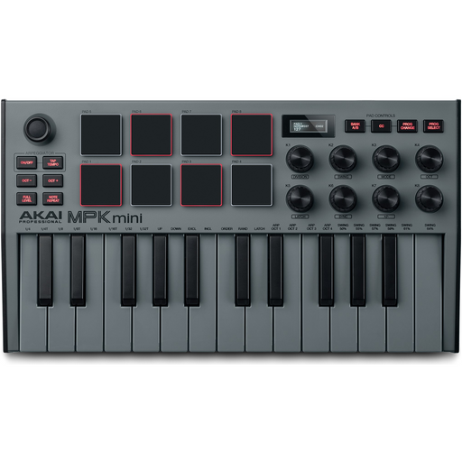 Akai MPK mini mk3 Keyboard Controller - Grey - Preorder