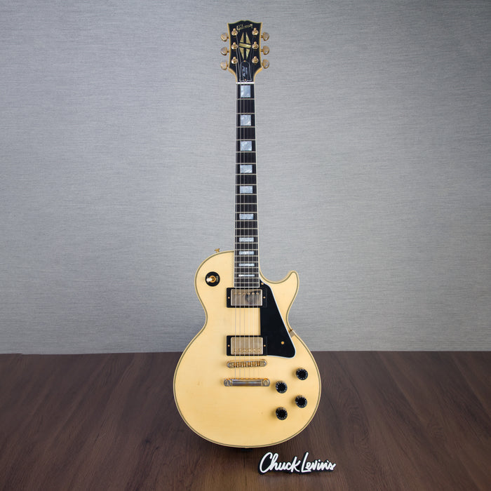 Gibson Custom Shop Murphy Lab Les Paul Custom Light Aged Electric Guitar - Alpine White - #CS301735