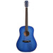 Bedell Seed to Song Dreadnought Acoustic Guitar - Quilt Maple and Adirondack Spruce - Sapphire - CHUCKSCLUSIVE - #822003