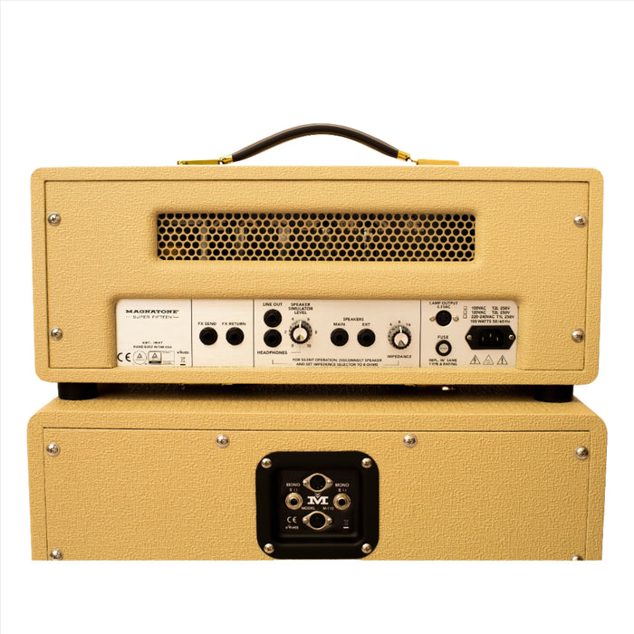 Magnatone Super Fifteen 15-Watt Tube Guitar Amplifier Head - Gold - New