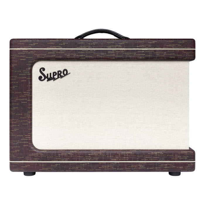 Supro Ambassador Custom 2x10-Inch 50-Watt Combo Tube Guitar Amplifier - Burgundy Gold Scandia - New