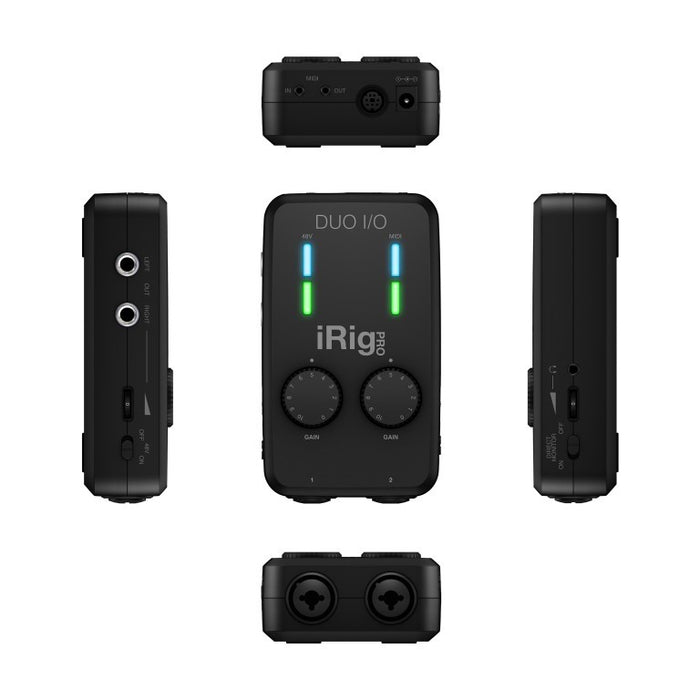 IK Multimedia iRig Pro Duo I/O - Mobile 2-Channel Audio/MIDI Interface - New