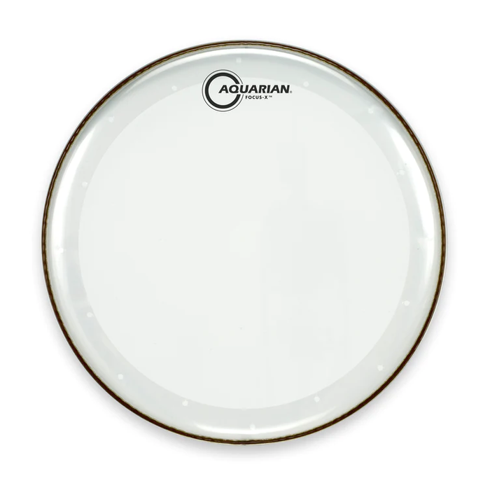 Aquarian CCFX18 Focus-X Clear Acoustic Drum Heads - Mint, Open Box