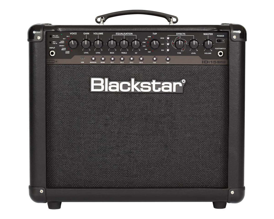 Blackstar ID:15 TVP 1x10" 15W Programmable Guitar Combo Amplifier with Effects