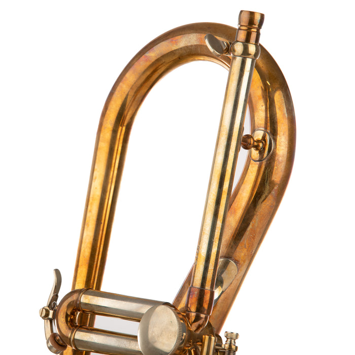 Schagerl "Killer Queen" Rotary Valve Flugelhorn - Raw Brass