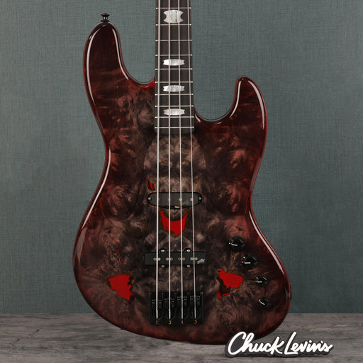 Spector USA Custom Coda4 Deluxe Bass Guitar - Bloodstone - CHUCKSCLUSIVE - #161