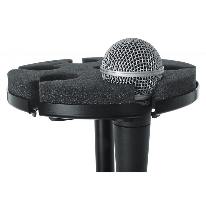 Gator Frameworks GFW-MIC-6TRAY Multi Microphone Tray for 6 Mics