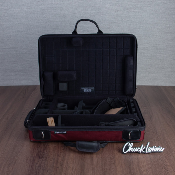 Marcus Bonna Triple Clarinet Case - Wine