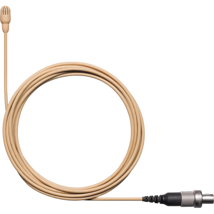 Shure TwinPlex TL47 Omnidirectional Lavalier Microphone - Tan, LEMO3