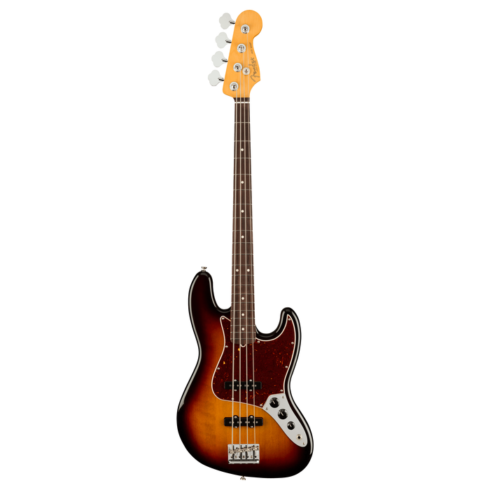 Fender American Professional II Jazz Bass, Rosewood Fingerboard - 3 Color Sunburst - New