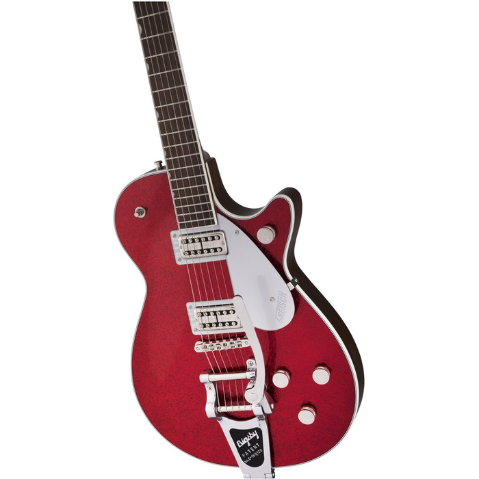 Gretsch G6129T Players Edition Jet FT with Bigsby - Red Sparkle, Rosewood Fingerboard - New