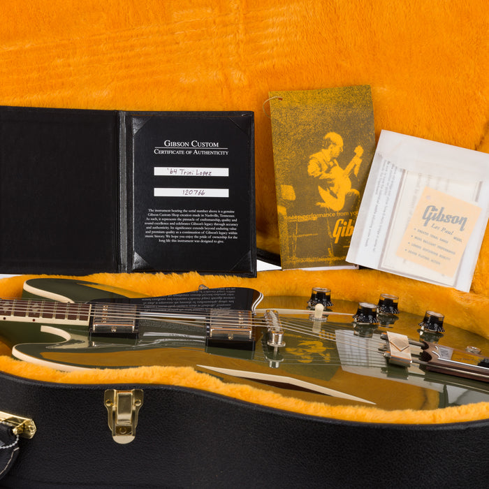 Gibson Custom Shop 1964 Trini Lopez Standard - Olive Drab - CHUCKSCLUSIVE - #120765 - Display Model