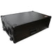 ProX XS-TMC1012WBL Flight Case for Single Turntable Battle Style for 10-12 Inch Mixer | Black on Black