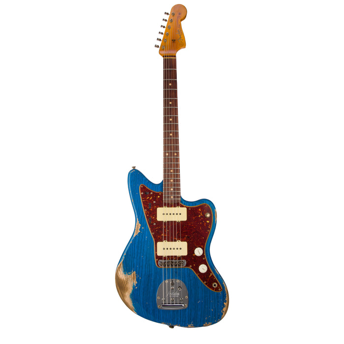 Fender Custom Shop 1962 Jazzmaster Heavy Relic - Sapphire Blue Transparent - CHUCKSCLUSIVE - #R124970