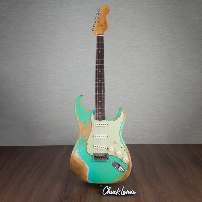 Fender Custom Shop Limited Edition Dual Mag II Stratocaster Super Heavy Relic - Aged Seafoam Green - New