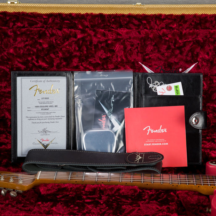 Fender Custom Shop 1950 Esquire Heavy Relic Electric Guitar - Watermelon King - CHUCKSCLUSIVE - #R124047