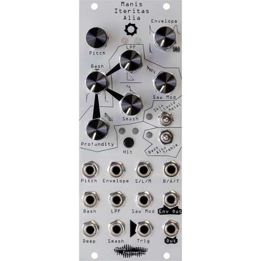 Noise Engineering Manis Iter Alia Industrial-Strength Oscillator - Silver