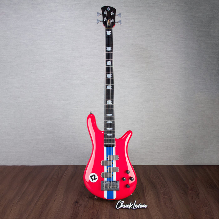 Spector USA Custom NS-2 Legends of Racing Limited Edition Bass Guitar - “Enzo Livery Red” - CHUCKSCLUSIVE - #1595