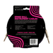 Ernie Ball 25 Foot Braided Instrument Cable - Purple & Black