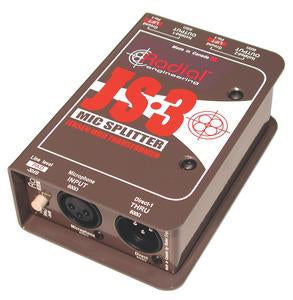 Radial Engineering JS3 Passive Microphone Splitter (3-Way)