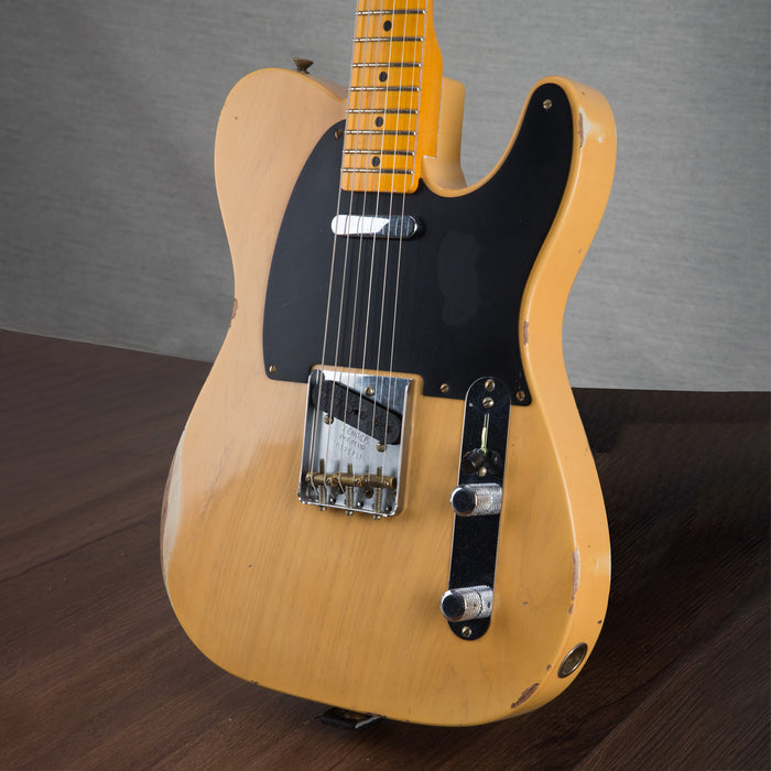 Fender Custom Shop Limited Edition '51 Nocaster Relic Electric Guitar - Aged Nocaster Blonde - #R126731