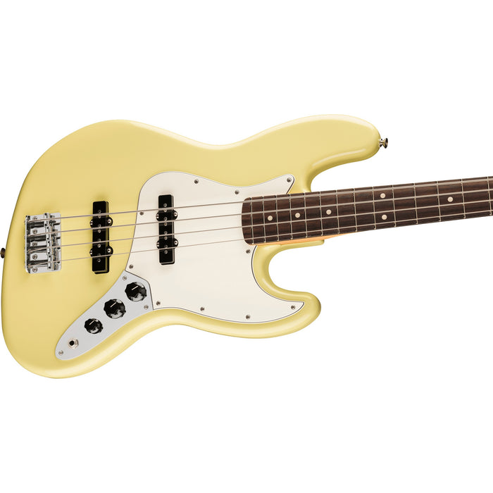 Fender Player II Jazz Electric Bass Guitar, Rosewood Fingerboard - Hialeah Yellow - Preorder