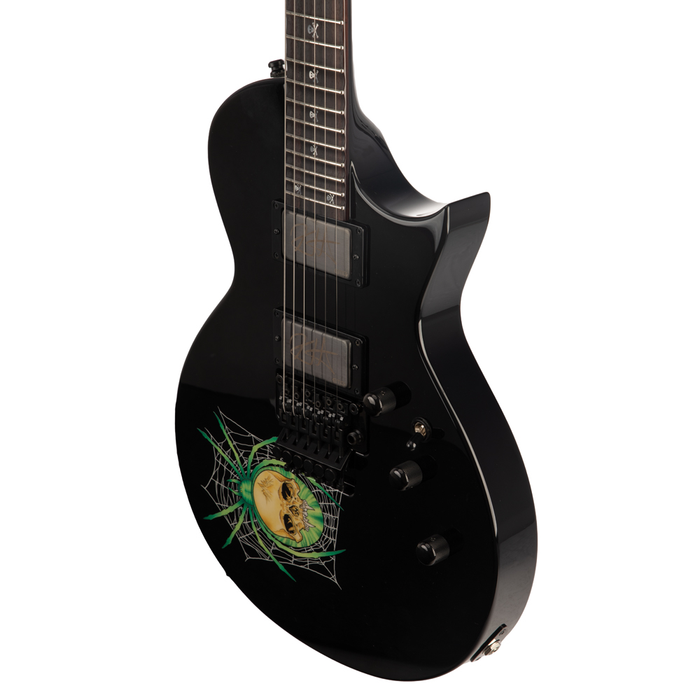 ESP 30th Anniversary KH-3 Spider Electric Guitar - Black With Spider Graphic - New