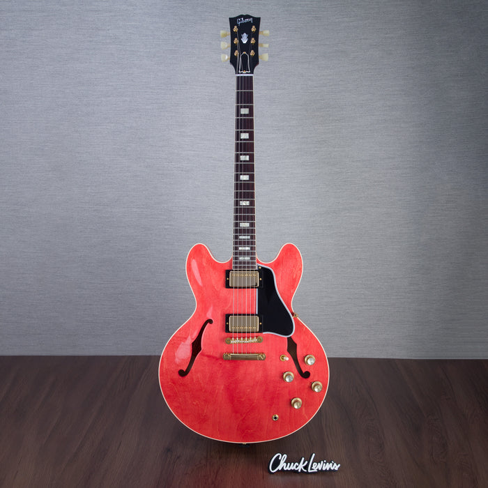 Gibson Custom Shop 1964 ES-335, Gold Hardware Semi-Hollow Electric Guitar - Watermelon King - CHUCKSCLUSIVE - #140253