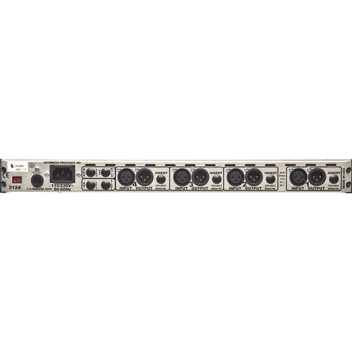 API 3124V Discrete 4-Channel Mic PreAmp