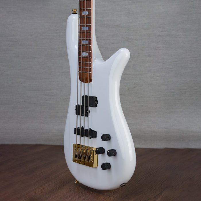 Spector USA Custom NS2 Bass Guitar - White High Gloss - #1500