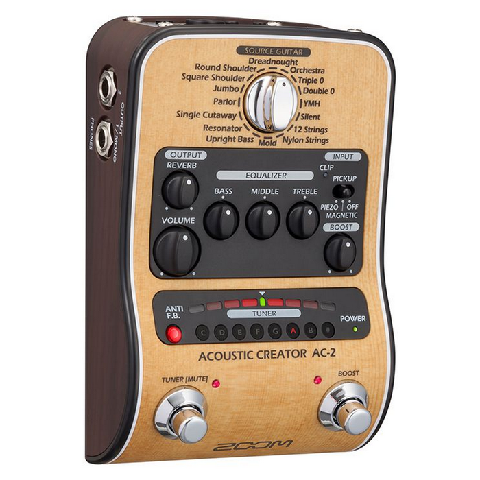 Zoom AC-2 Acoustic Creator Enhanced Direct Box