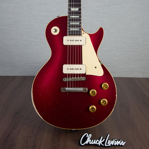 Gibson Custom Shop Murphy Lab 1956 Les Paul Standard Electric Guitar - Heavy Aged Candy Red - #62198 - Display Model - Mint, Open Box